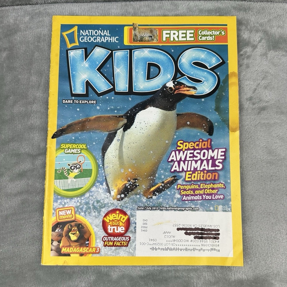National Geographic KIDS Magazine June/July 2012 Special Awesome Animals Edition